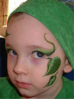 Cheek Art: Leafy Forest Elf