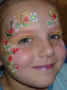 Eye Makeup: Cheekart: All Face Painting, Body Painting, and Special Effects Images on this site are Copyright@Cool Faces.