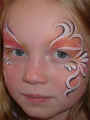 Eye Makeup: Cheekart: All Face Painting, Body Painting, and Special Effects Images on this site are Copyright@Cool Faces.