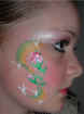 Eye Makeup: Cheekart: All Face Painting, Body Painting, and Special Effects Images on this site are Copyright@Cool Faces.