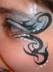 Eye Makeup: Cheekart: All Face Painting, Body Painting, and Special Effects Images on this site are Copyright@Cool Faces.