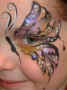 Eye Makeup: Cheekart: All Face Painting, Body Painting, and Special Effects Images on this site are Copyright@Cool Faces.