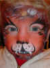 Monsters: Werewolf: All Face Painting, Body Painting, and Special Effects Images on this site are Copyright@Cool Faces.