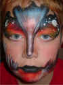Scenes: Space Bird: All Face Painting, Body Painting, and Special Effects Images on this site are Copyright@Cool Faces.